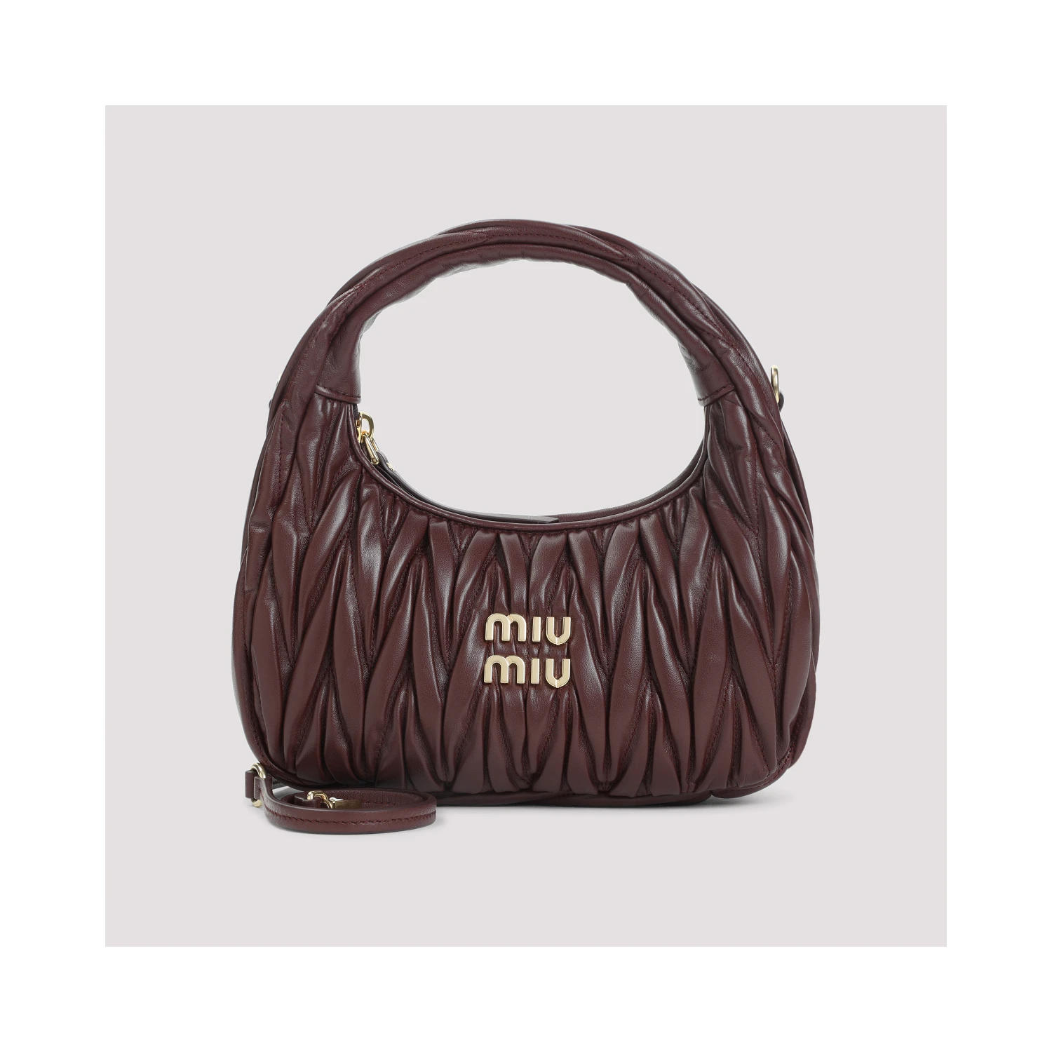 Miu Miu Small Wander matelassé hobo bag