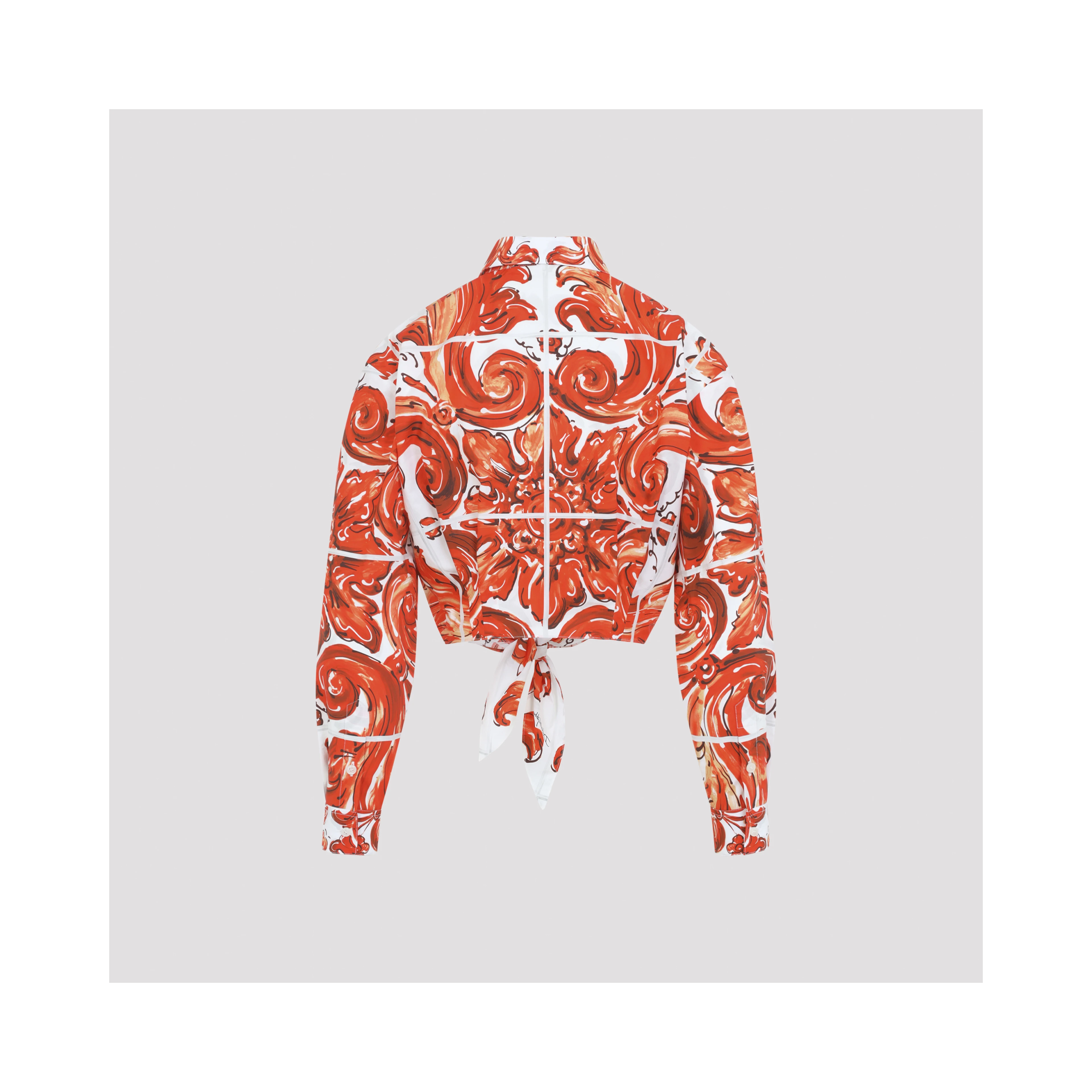 Dolce & Gabbana Popeline Maiolica Shirt