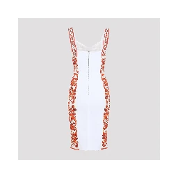 Dolce & Gabbana Charmeuse Maiolica Midi Dress