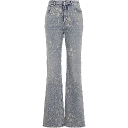Alexander McQueen Distressed Flared Jeans