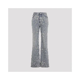 Alexander McQueen Distressed Flared Jeans