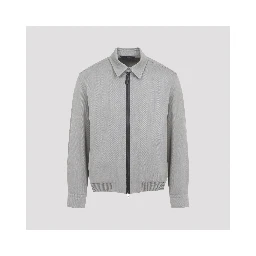 Brioni Zip-Up Blouson Jacket