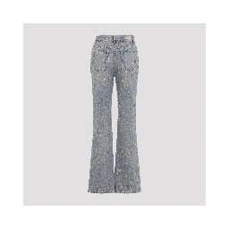 Alexander McQueen Distressed Flared Jeans