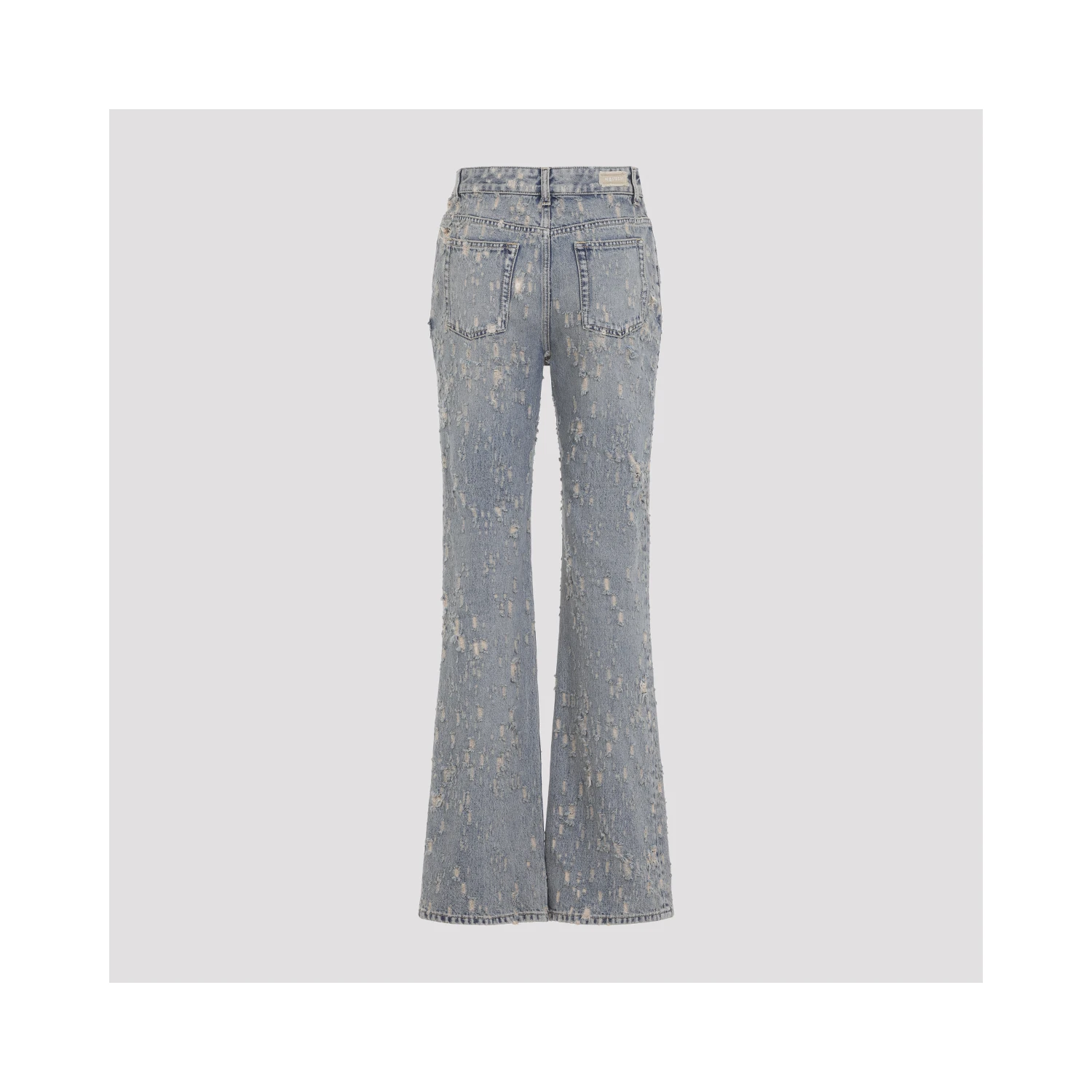 Alexander McQueen Distressed Flared Jeans