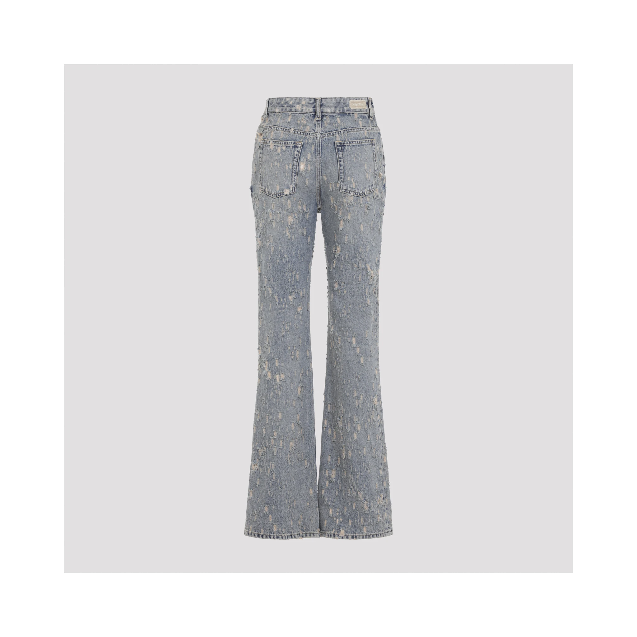 Alexander McQueen Distressed Flared Jeans