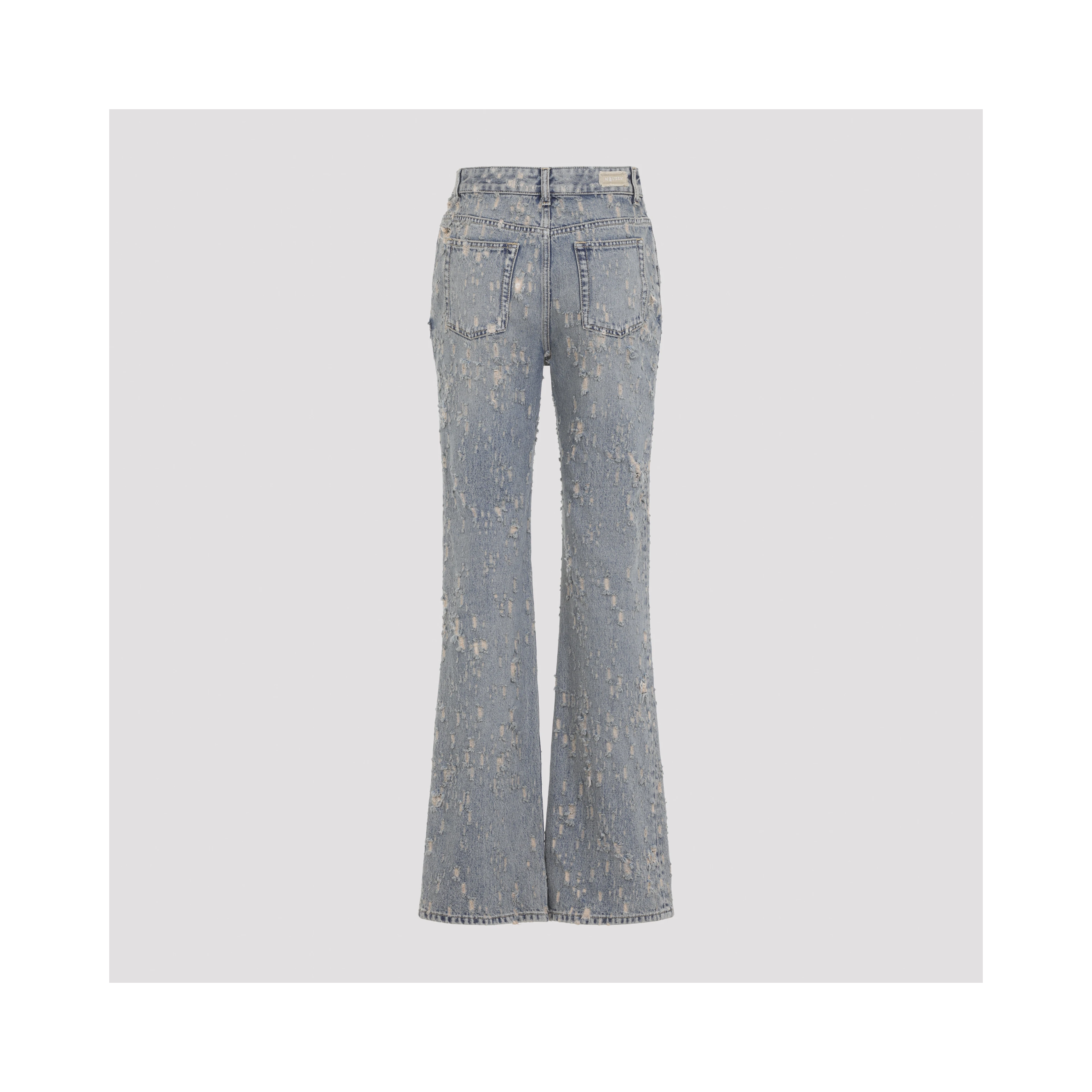 Alexander McQueen Distressed Flared Jeans