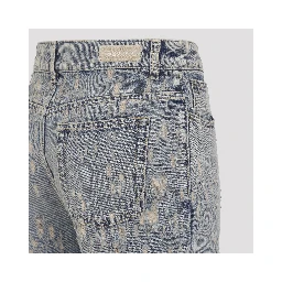 Alexander McQueen Distressed Flared Jeans