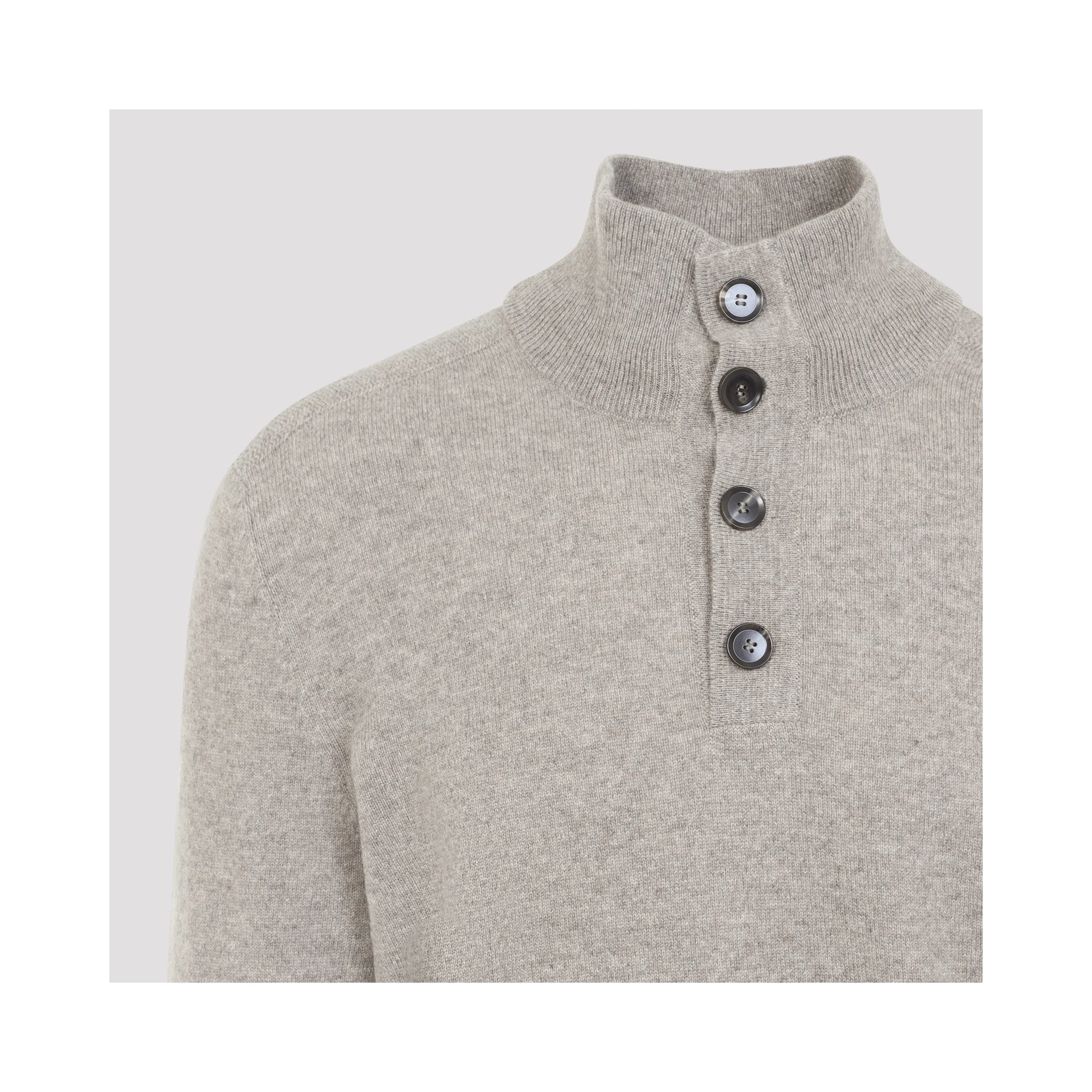 Brioni Half-Button Up Sweater