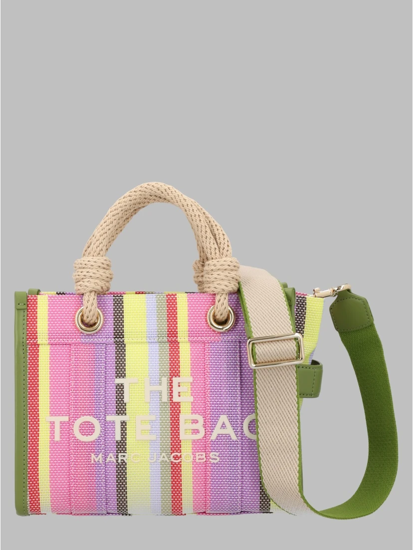 BORSA TOTE SMALL A RIGHE