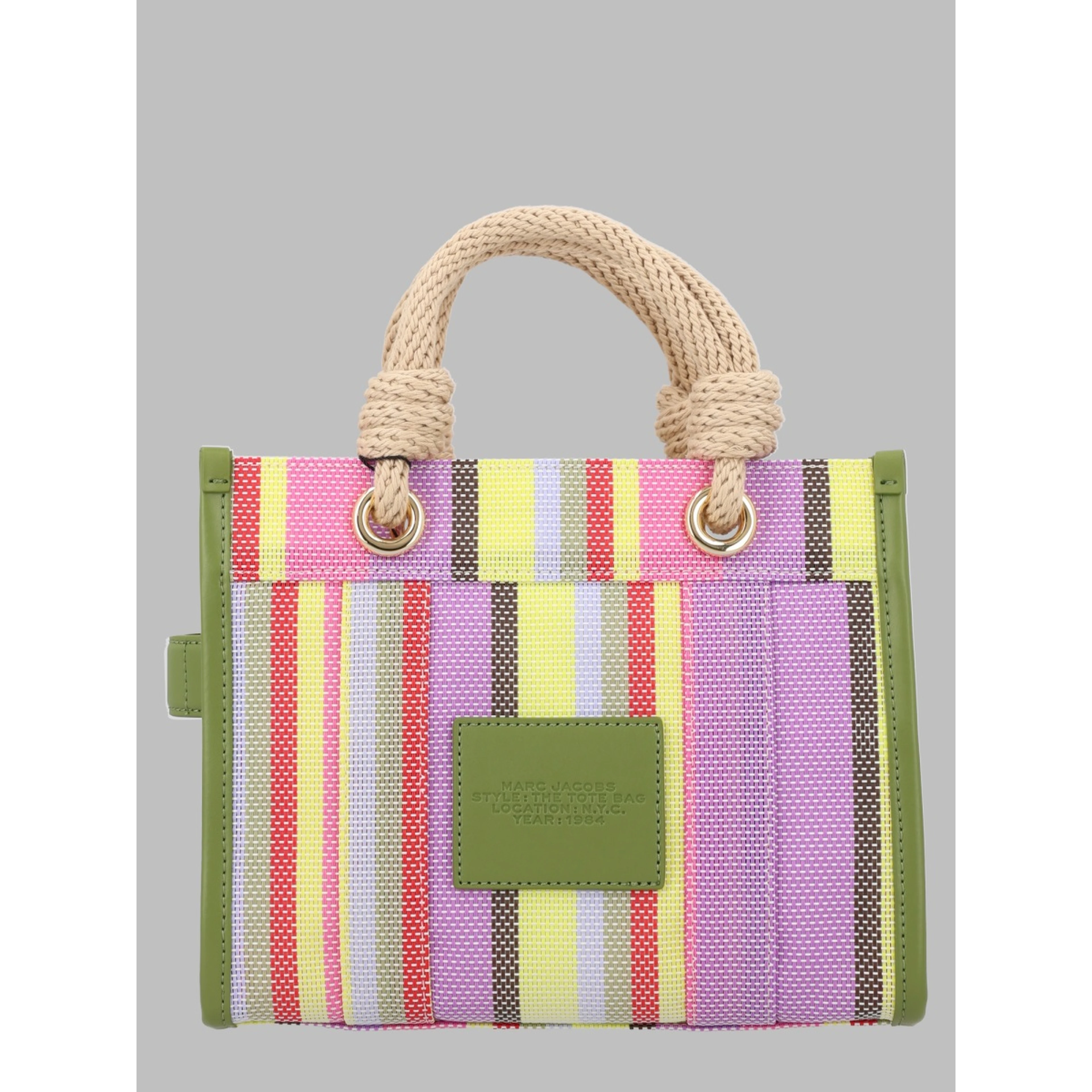 BORSA TOTE SMALL A RIGHE