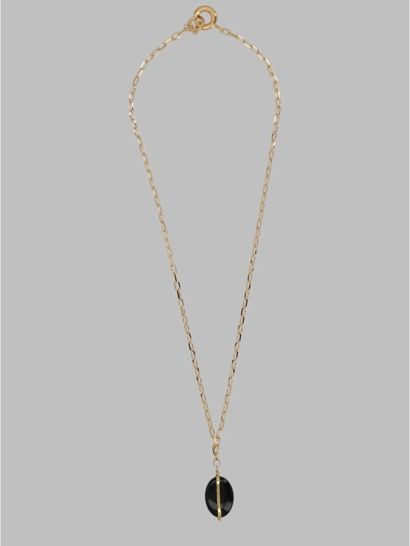 COLLANA CON PENDENTE IN PIETRA