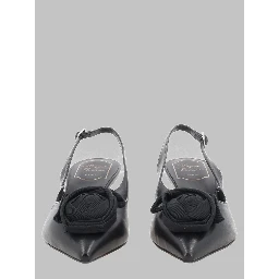 DÉCOLLETÉ SLINGBACK "ROSE VIVIER" IN PELLE