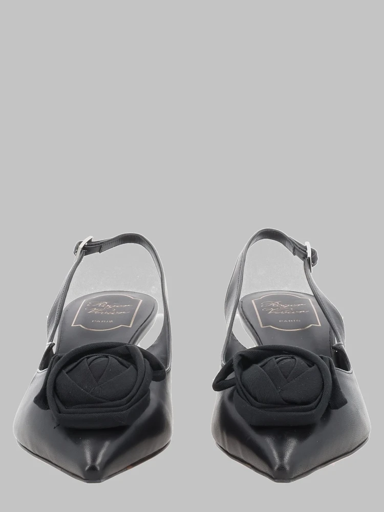 DÉCOLLETÉ SLINGBACK "ROSE VIVIER" IN PELLE