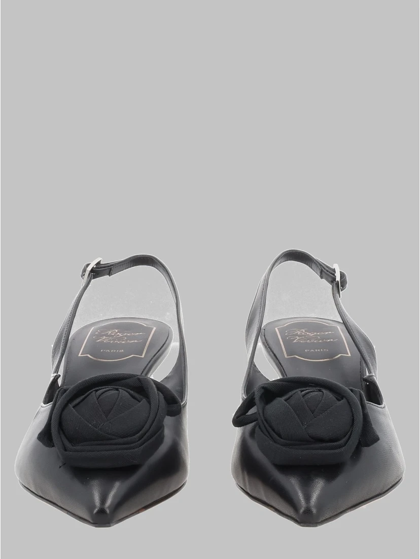 DÉCOLLETÉ SLINGBACK "ROSE VIVIER" IN PELLE