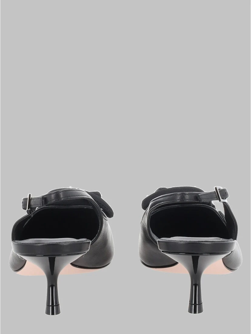 DÉCOLLETÉ SLINGBACK "ROSE VIVIER" IN PELLE