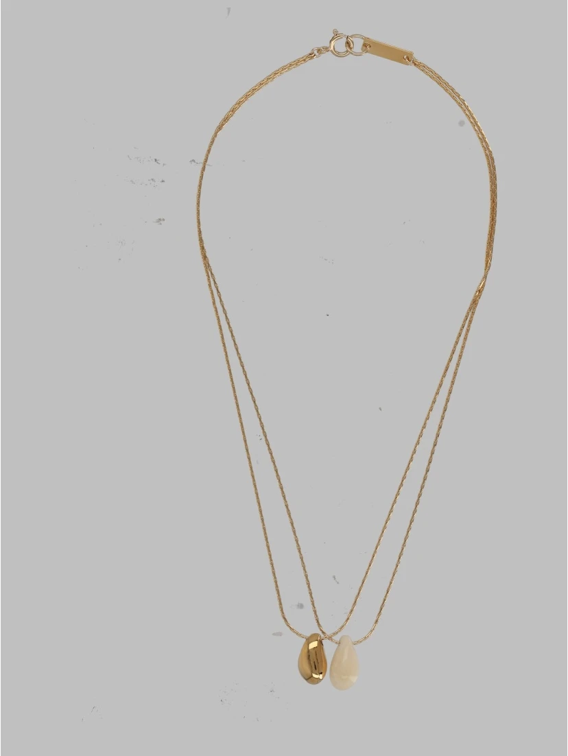 COLLANA "IMALA" CON DOPPIO PENDENTE