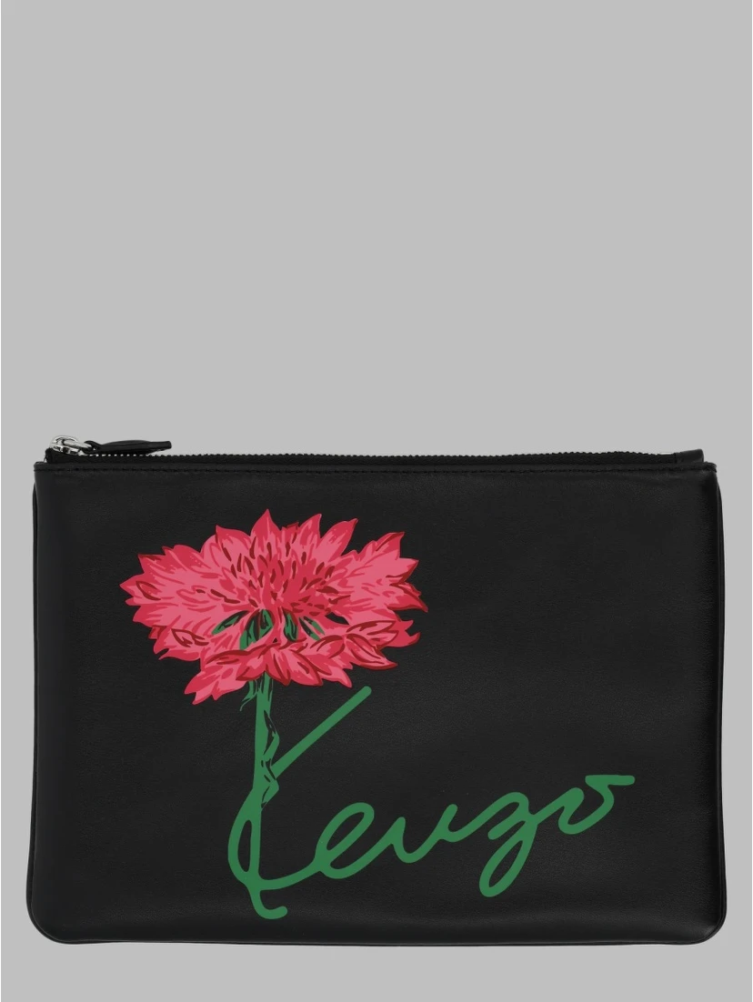 POCHETTE "KENZO TULIP" IN PELLE