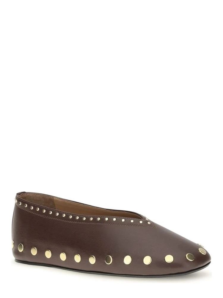 Brown Cotton Ballet Flats alternative