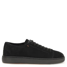 Black Calf Leather Bos Taurus Low Top Sneakers