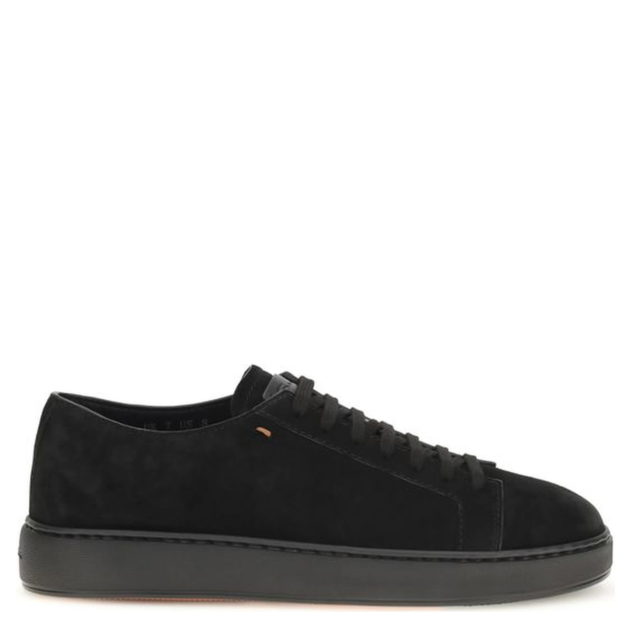Black Calf Leather Bos Taurus Low Top Sneakers
