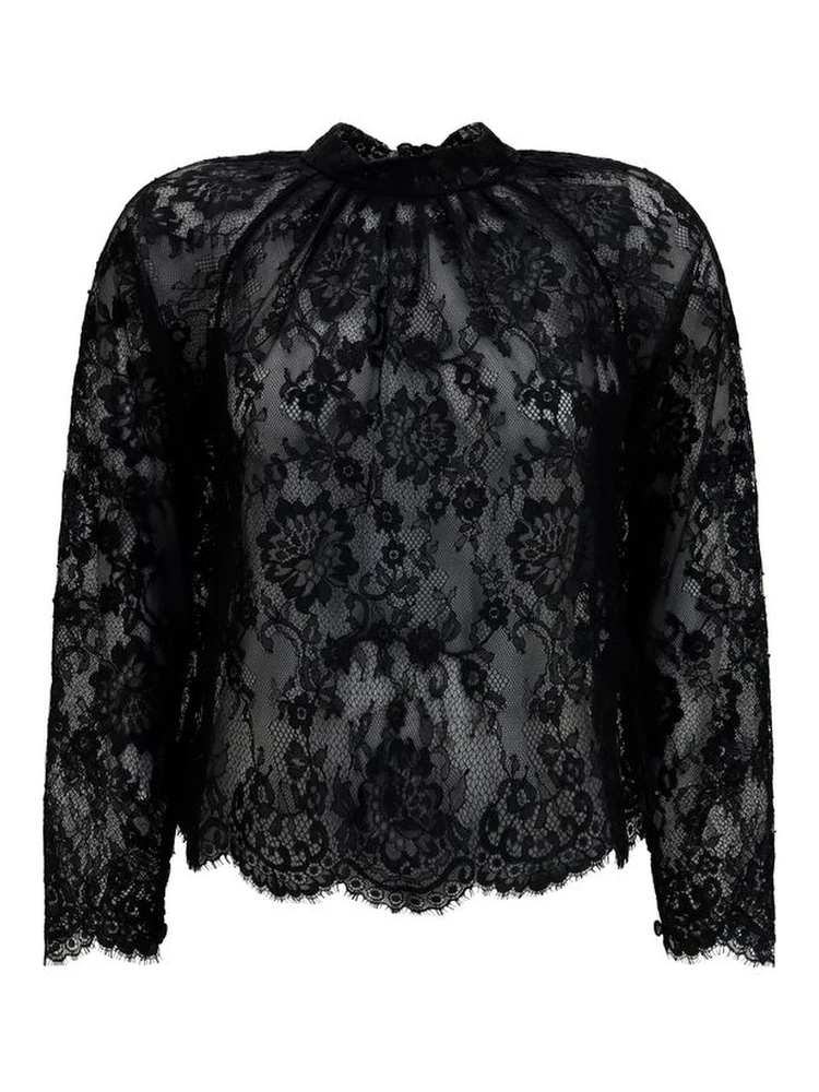 Black Polyamide Blouse