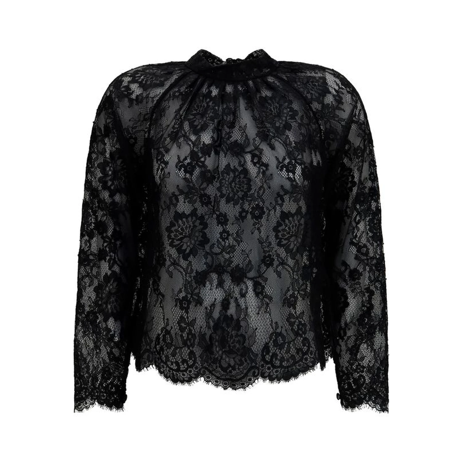 Black Polyamide Blouse