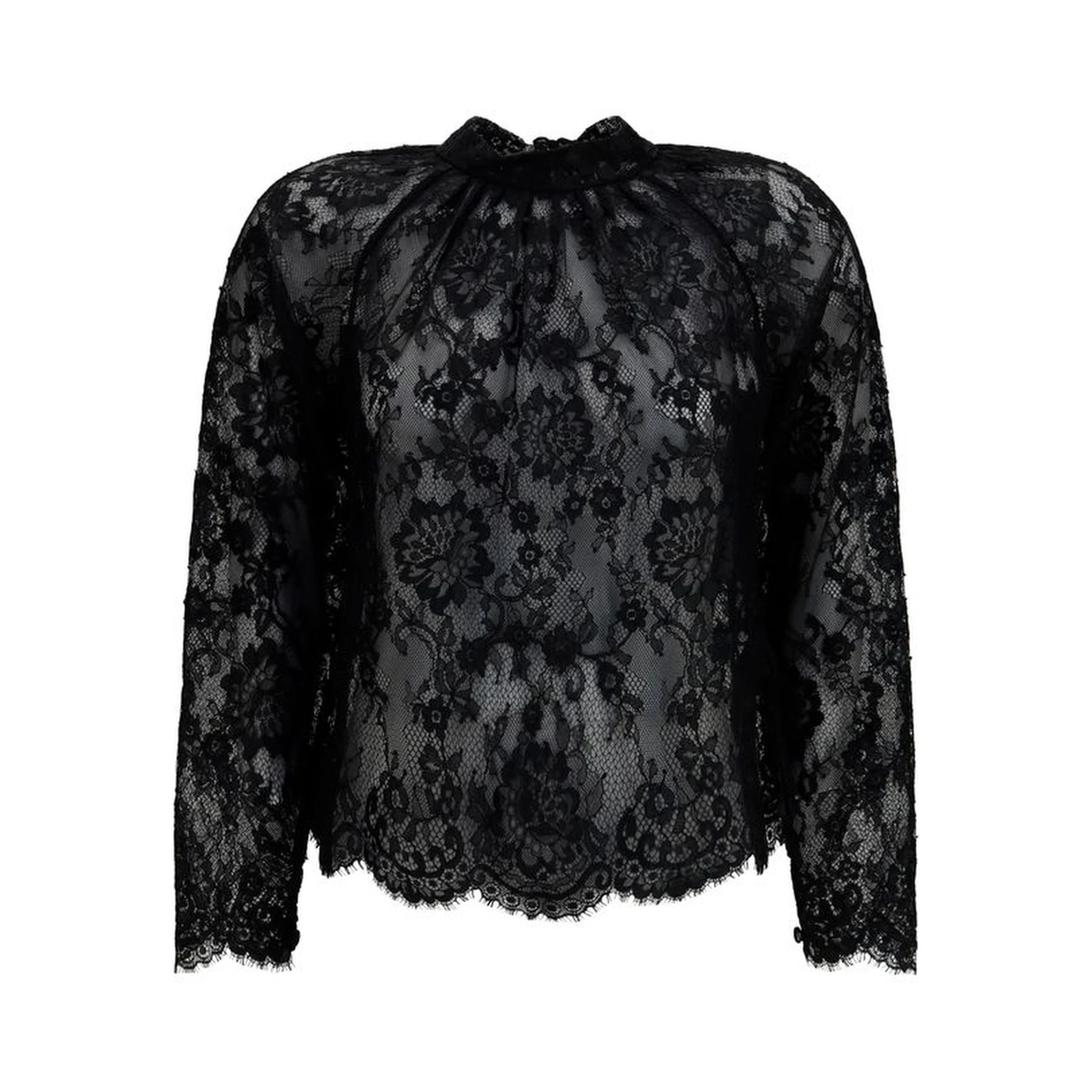 Black Polyamide Blouse