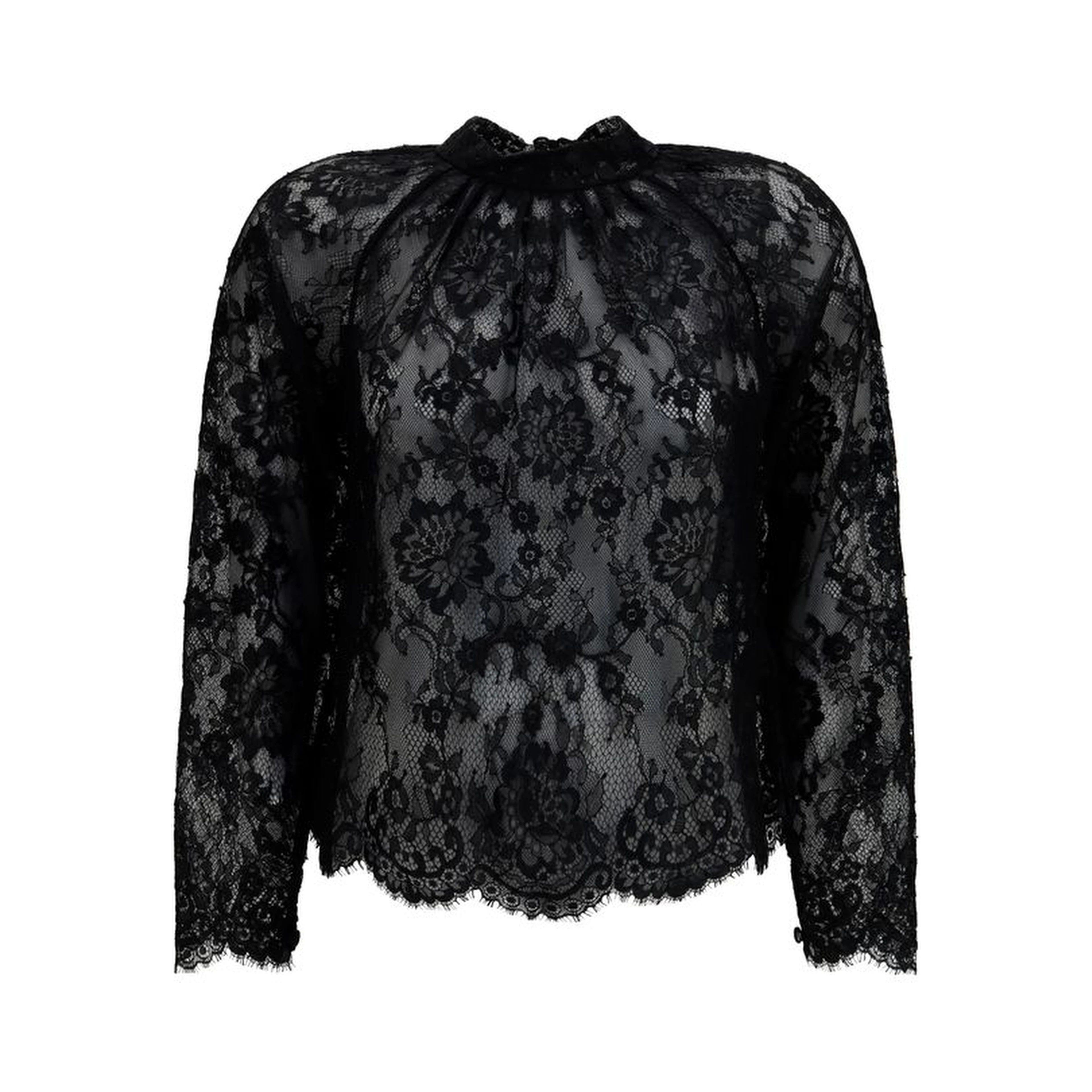 Black Polyamide Blouse
