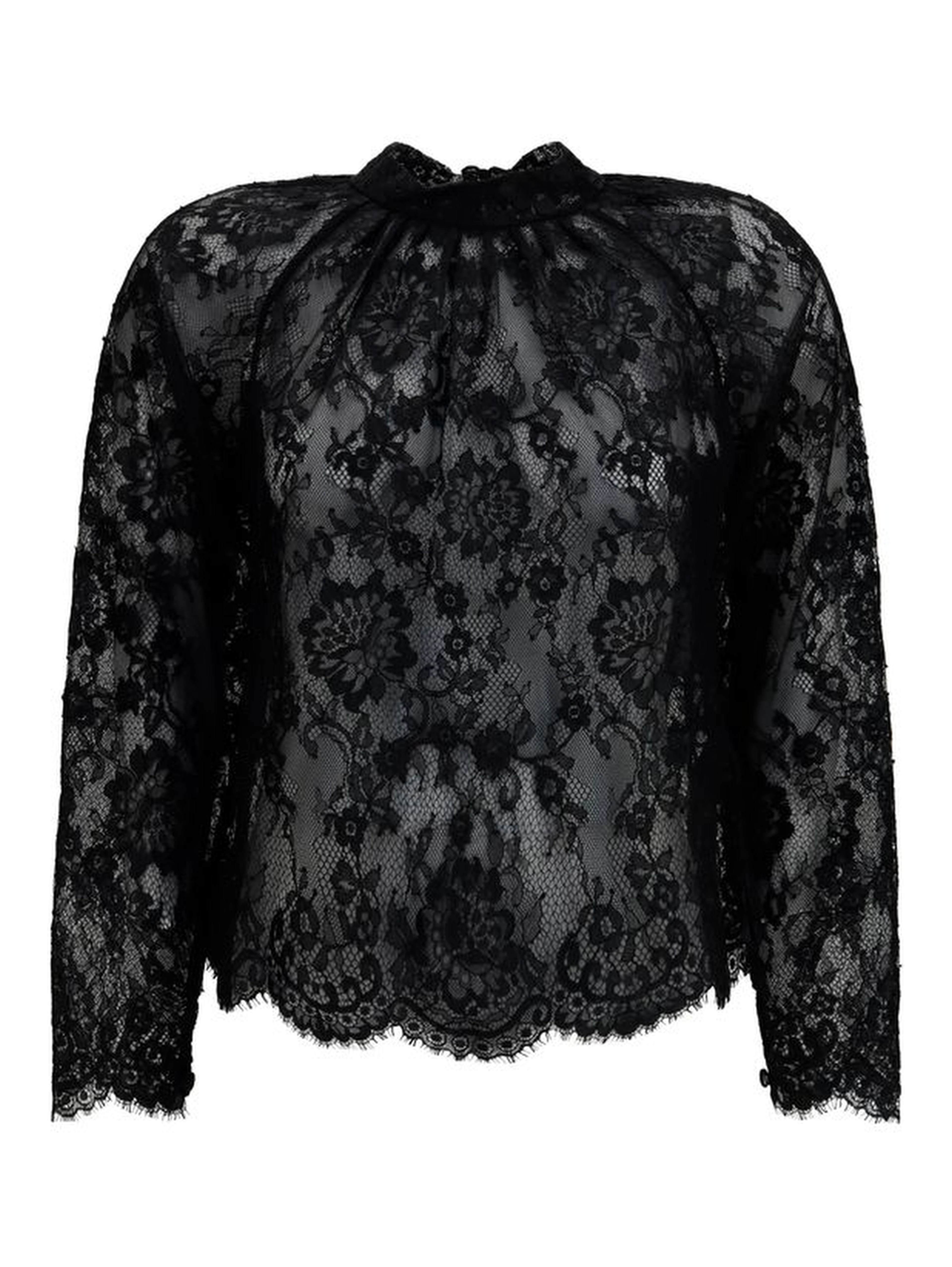 Black Polyamide Blouse