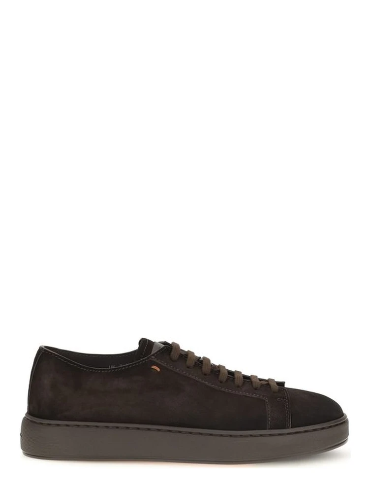Brown Calf Leather Bos Taurus Sneakers