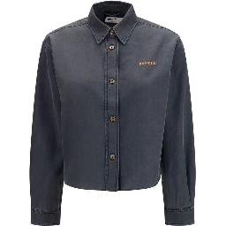 Gray Denim Shirt