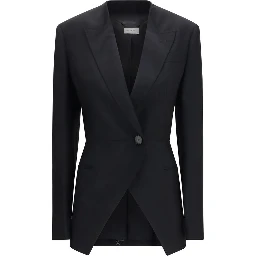 Black Wool Oves Aries Blazer