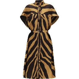 Multicolor Viscose Casual Dress