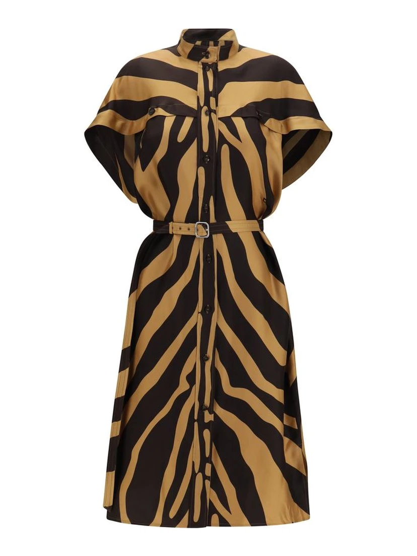 Multicolor Viscose Casual Dress