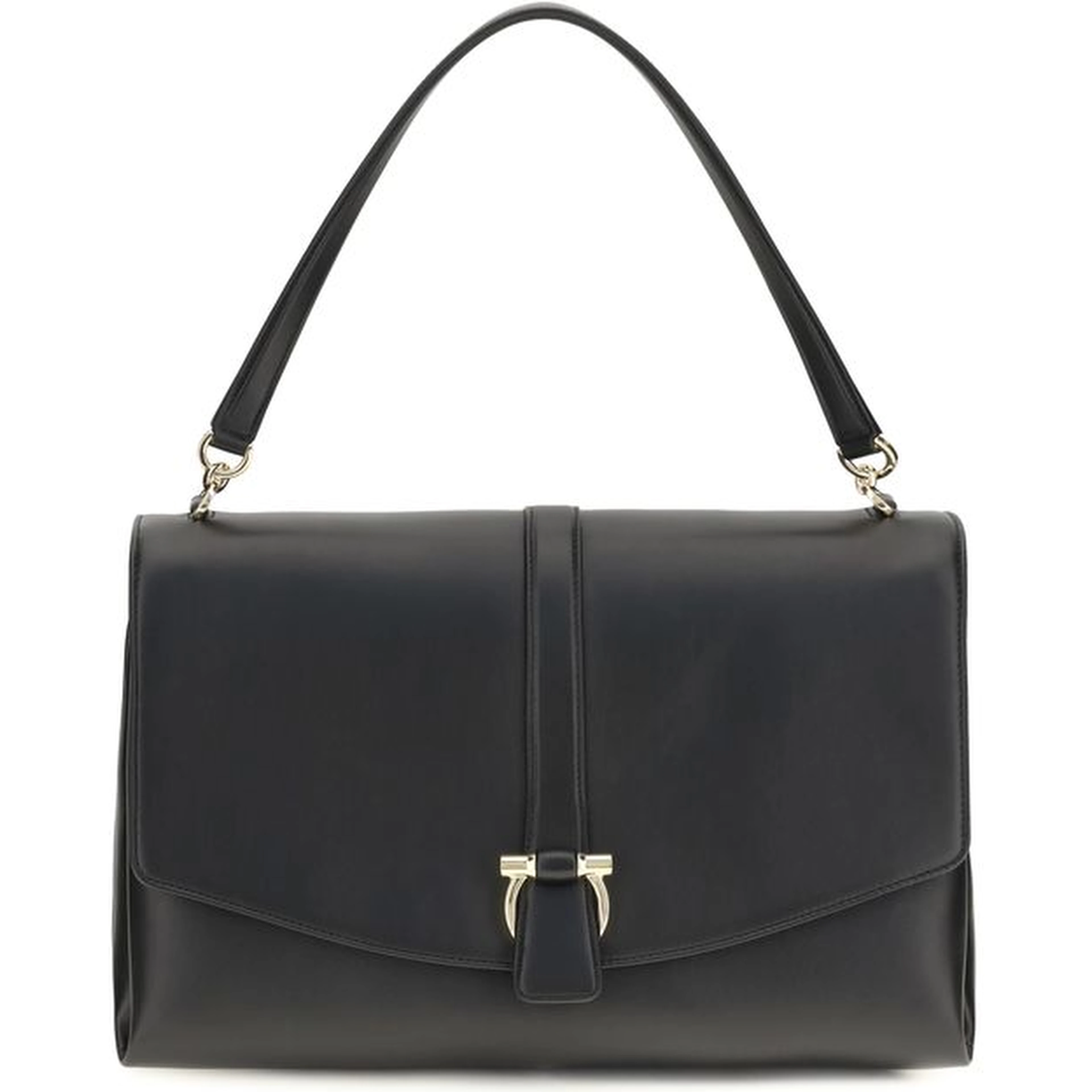 Black Calf Leather Bos Taurus Shoulder Bag
