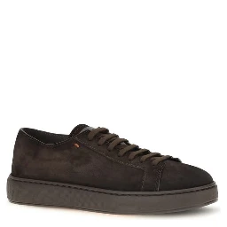 Brown Calf Leather Bos Taurus Sneakers