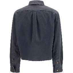 Gray Denim Shirt