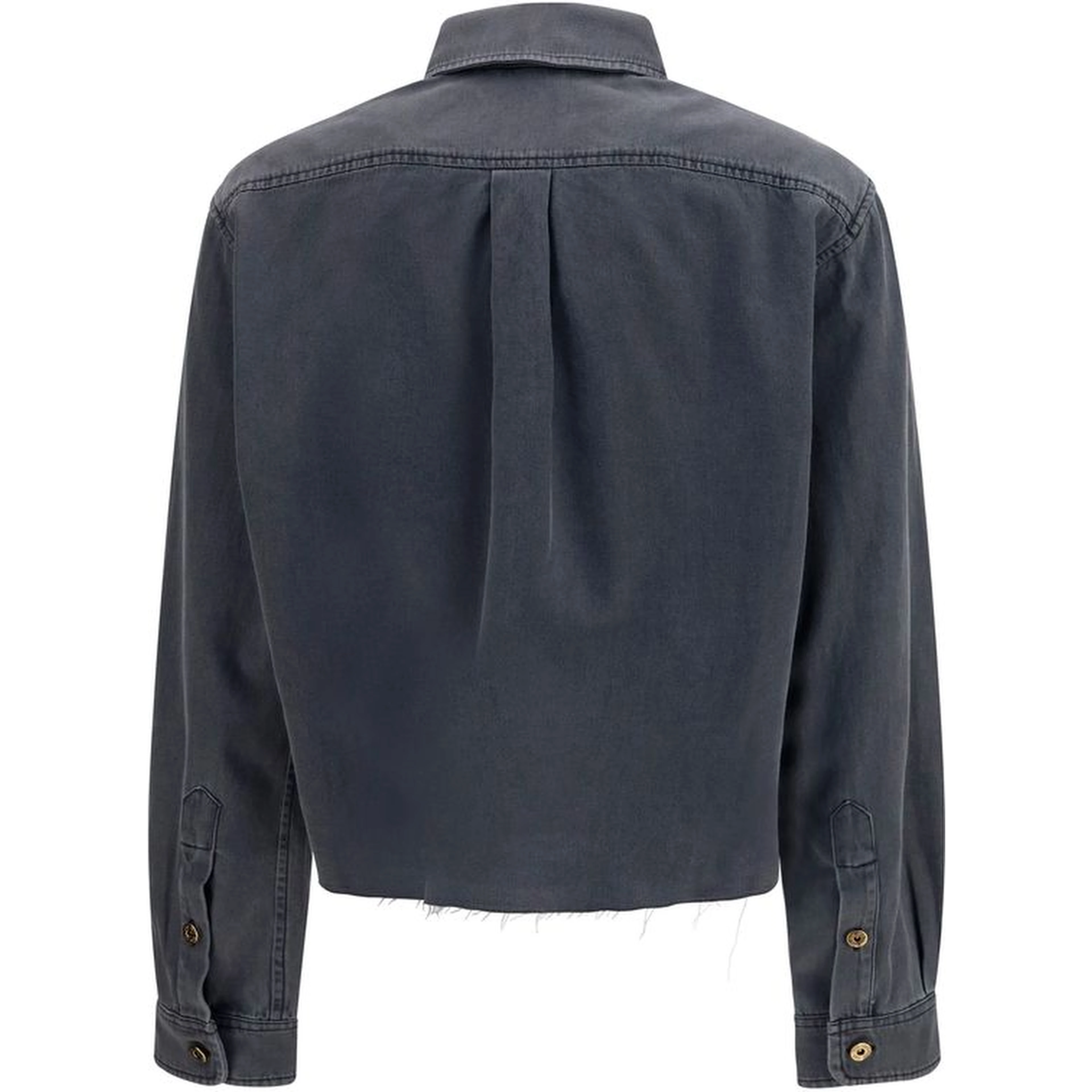 Gray Denim Shirt