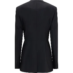 Black Wool Oves Aries Blazer
