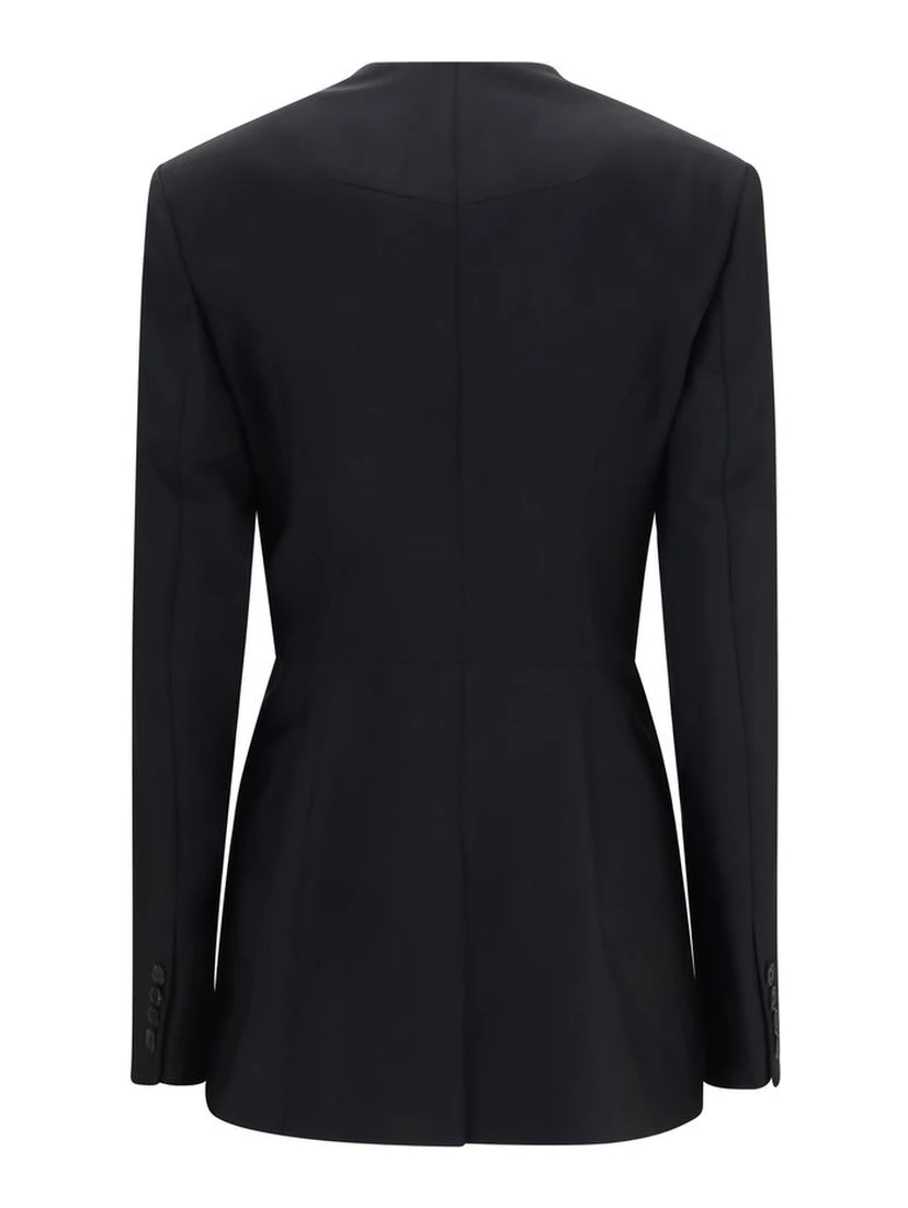 Black Wool Oves Aries Blazer