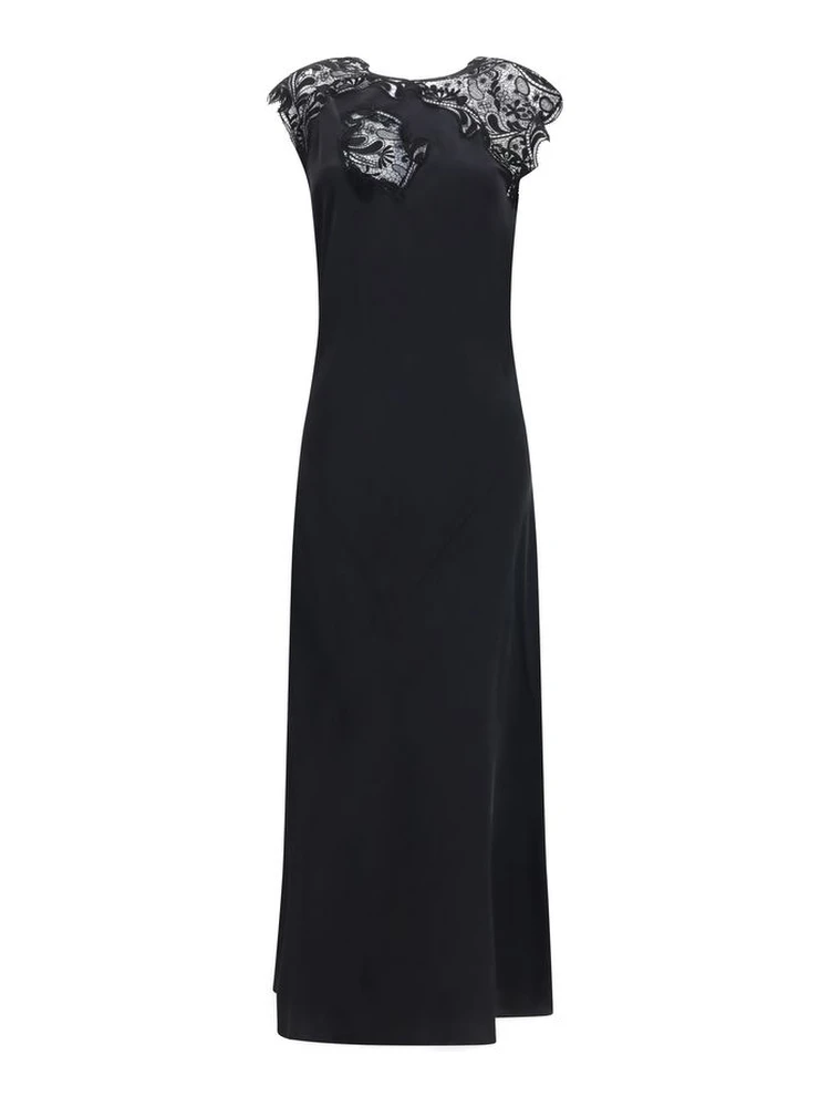 Black Silk Cocktail Dress