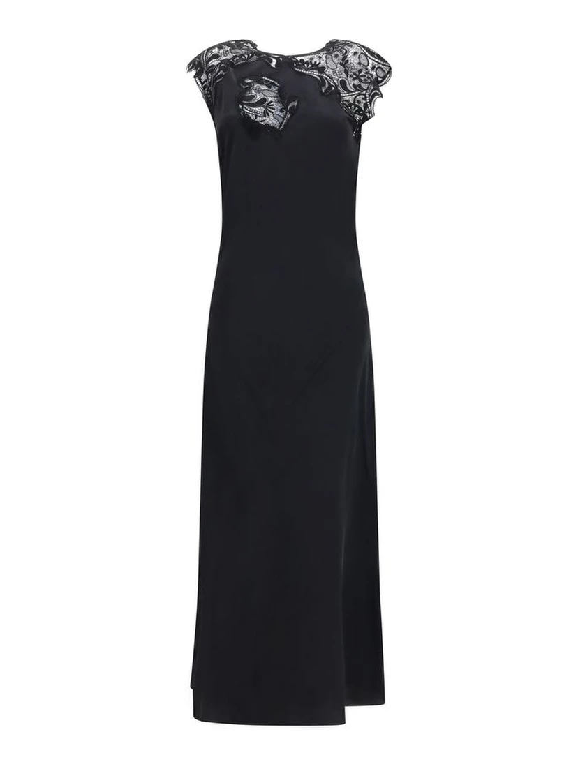 Black Silk Cocktail Dress