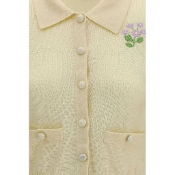 Bicolor Wool Oves Aries Cardigan
