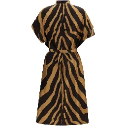 Multicolor Viscose Casual Dress