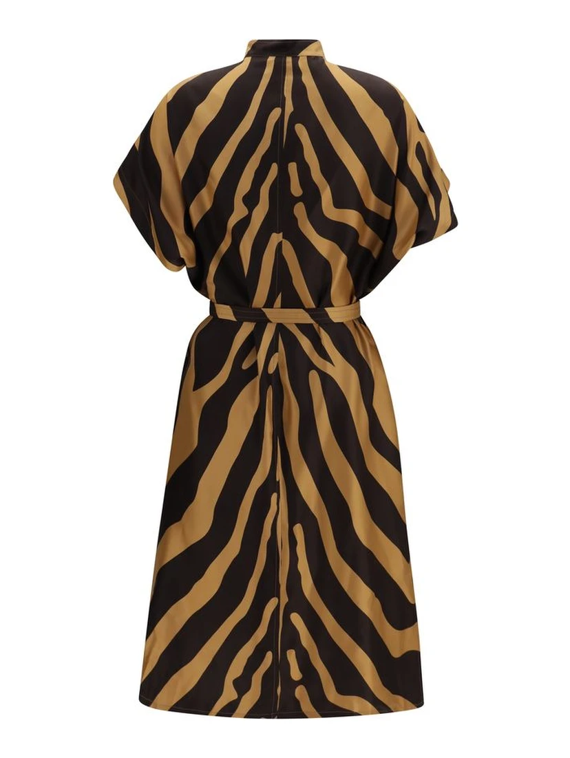 Multicolor Viscose Casual Dress