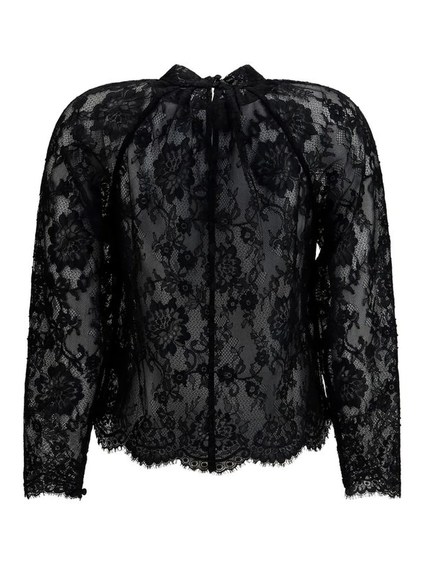 Black Polyamide Blouse