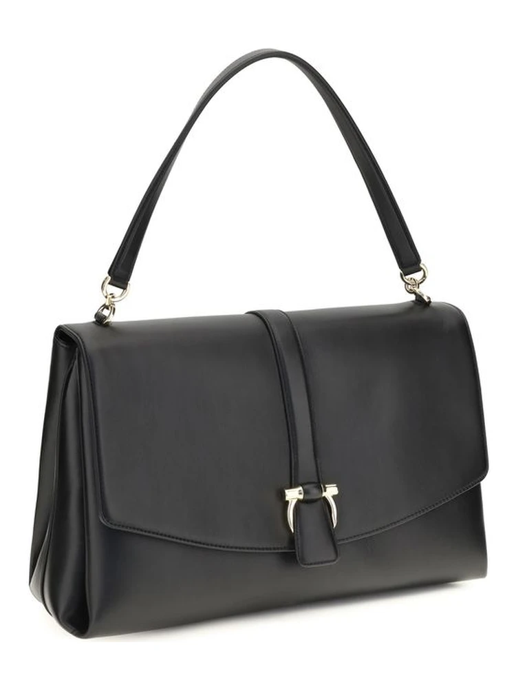 Black Calf Leather Bos Taurus Shoulder Bag alternative