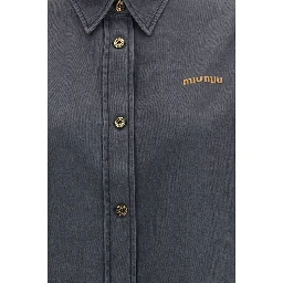 Gray Denim Shirt