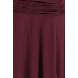 Bordeaux Viscose Casual Dress