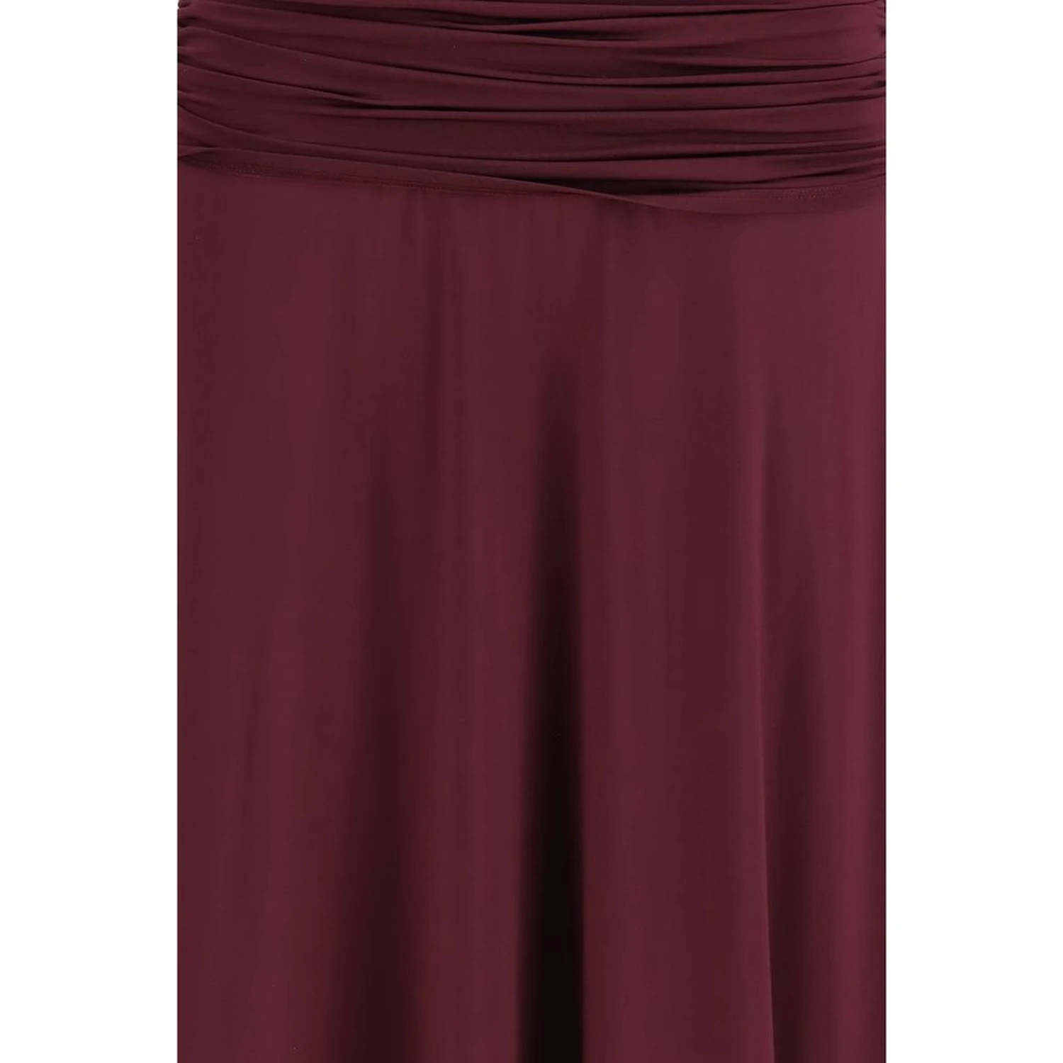 Bordeaux Viscose Casual Dress